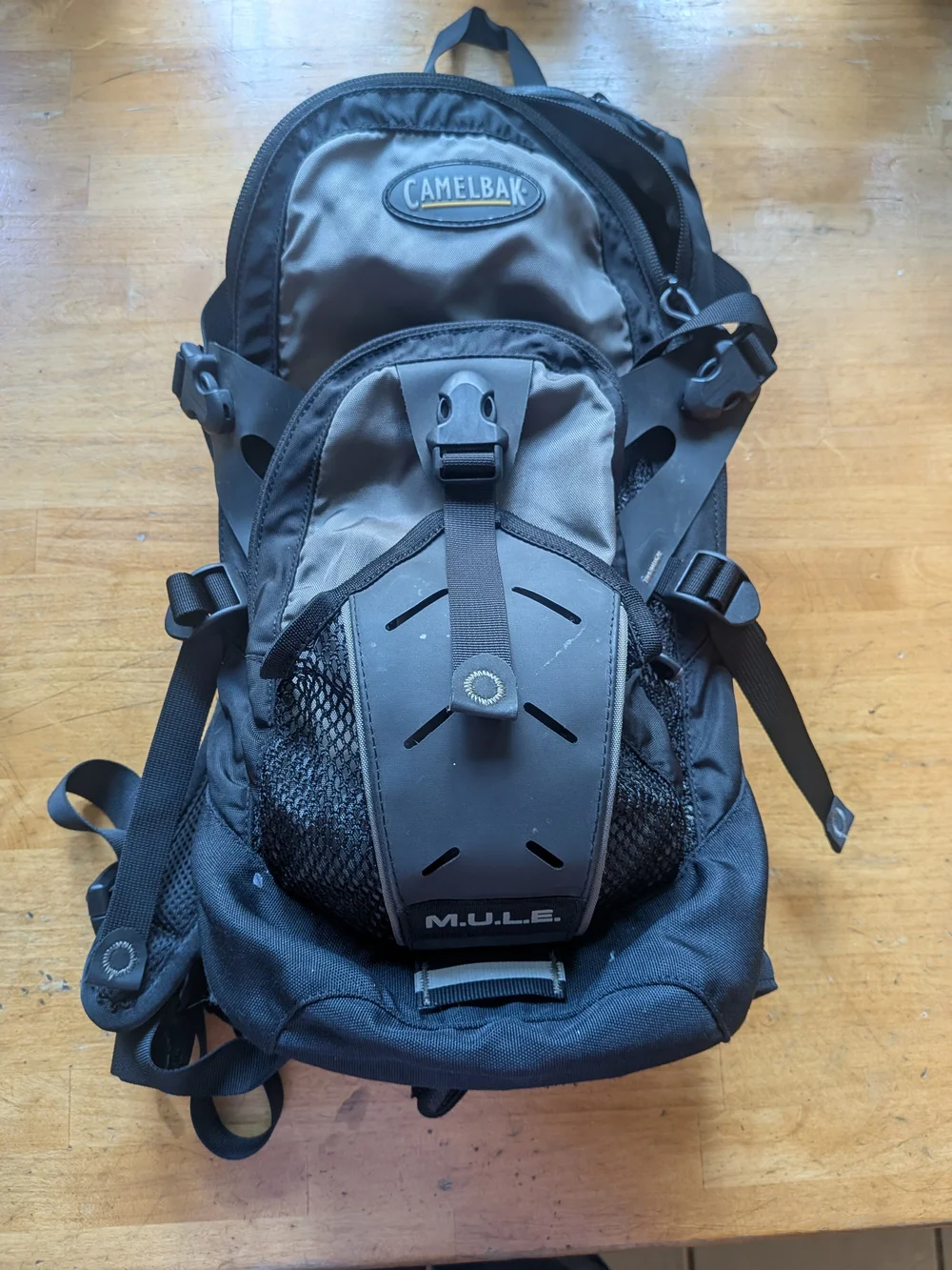 CamelBak M.U.L.E. Men's Hydration Backpack – Black/Grey